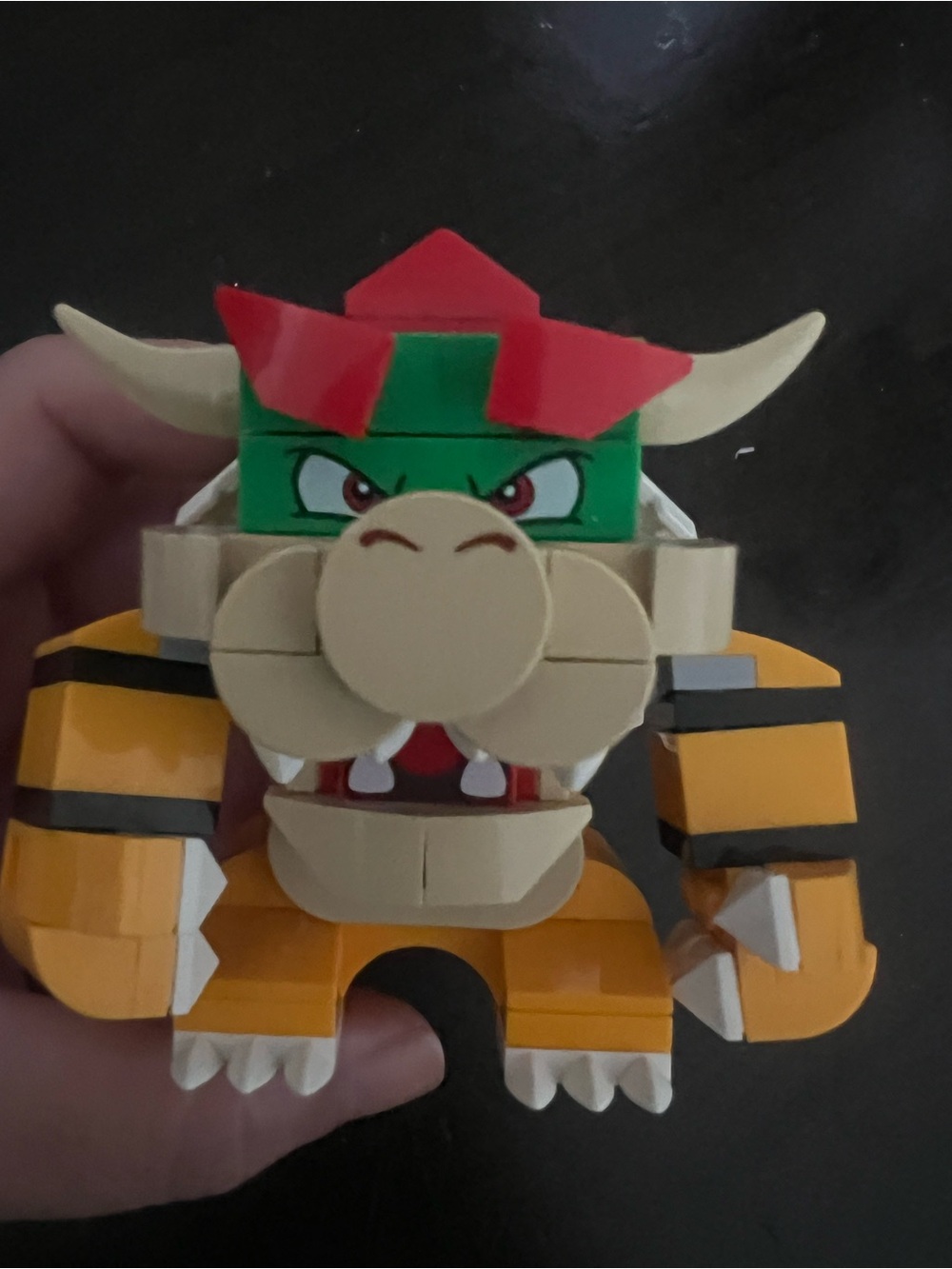 Super Mario Bowser mini Lego figure